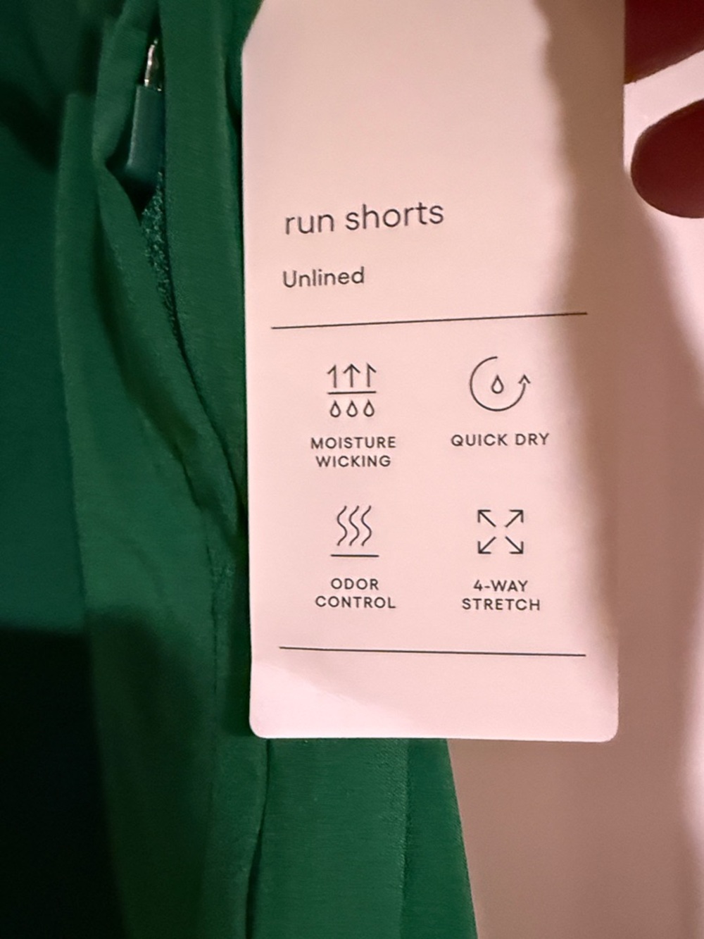 all in motion Green Active Run Shorts - Picture 4 of 10